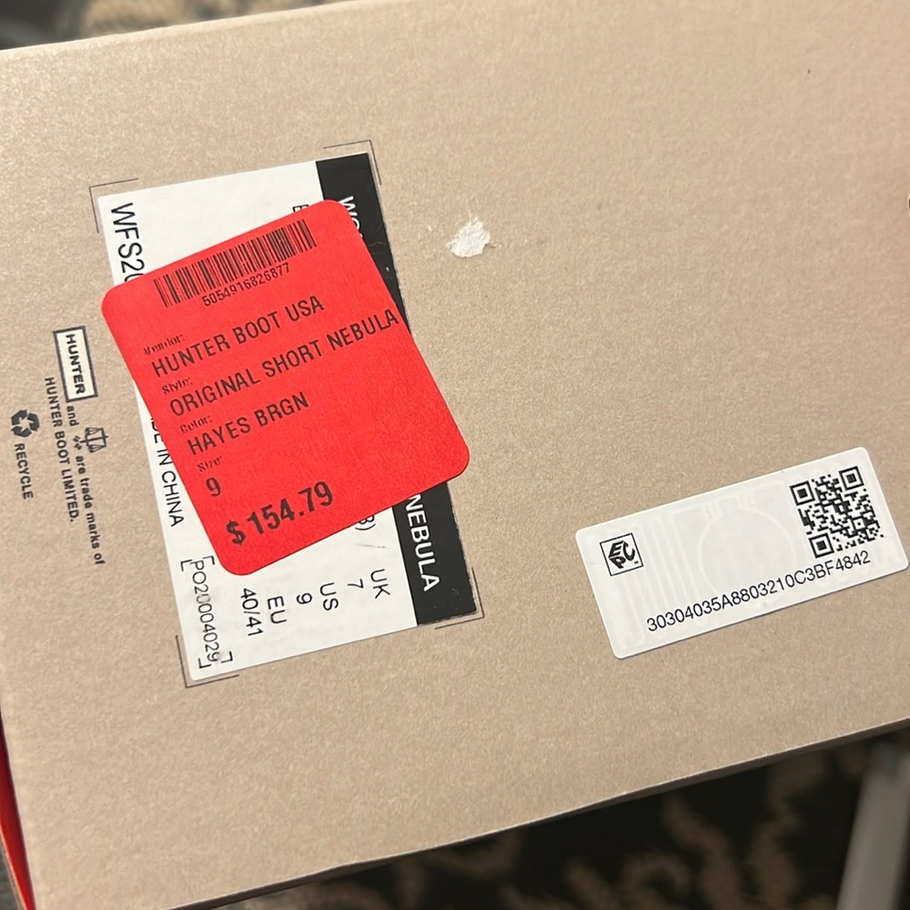 Women’s Hunter Original Short Nebula Boots Brand New in Box - Picture 5 of 16